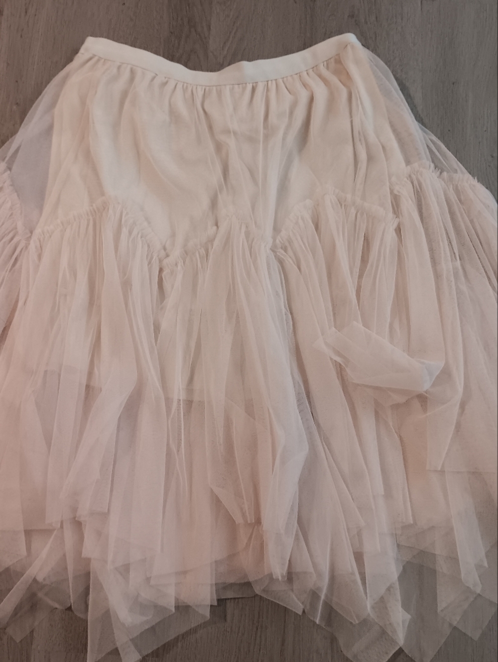 Soft Tulle Skirt in Light Beige - Picture 2 of 2